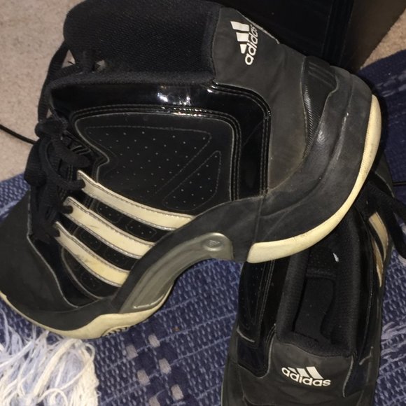 mens black high top Adidas - Picture 5 of 5